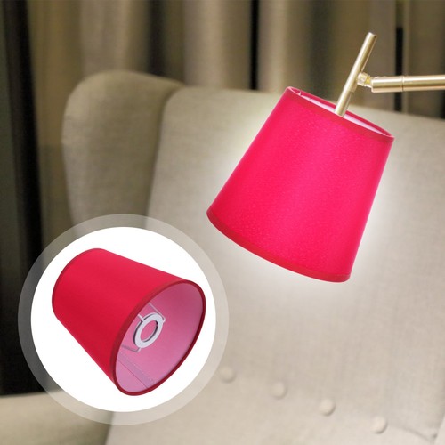 Red cloth lampshade - cloth, light