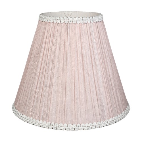 Tapered pleated lamp shade - pleated,