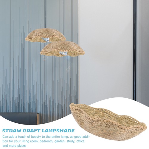 Woven light shade straw - woven,